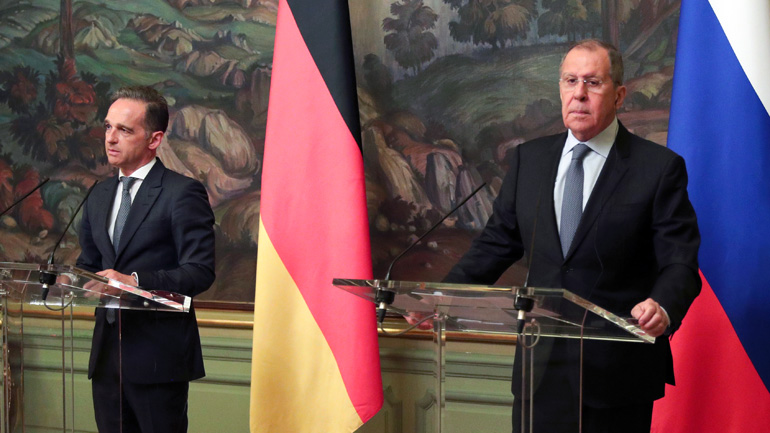 Ο Λαβρόφ προειδοποίησε τον Μάας για τις έξωθεν απόπειρες αποσταθεροποίησης της κατάστασης στη Λευκορωσία